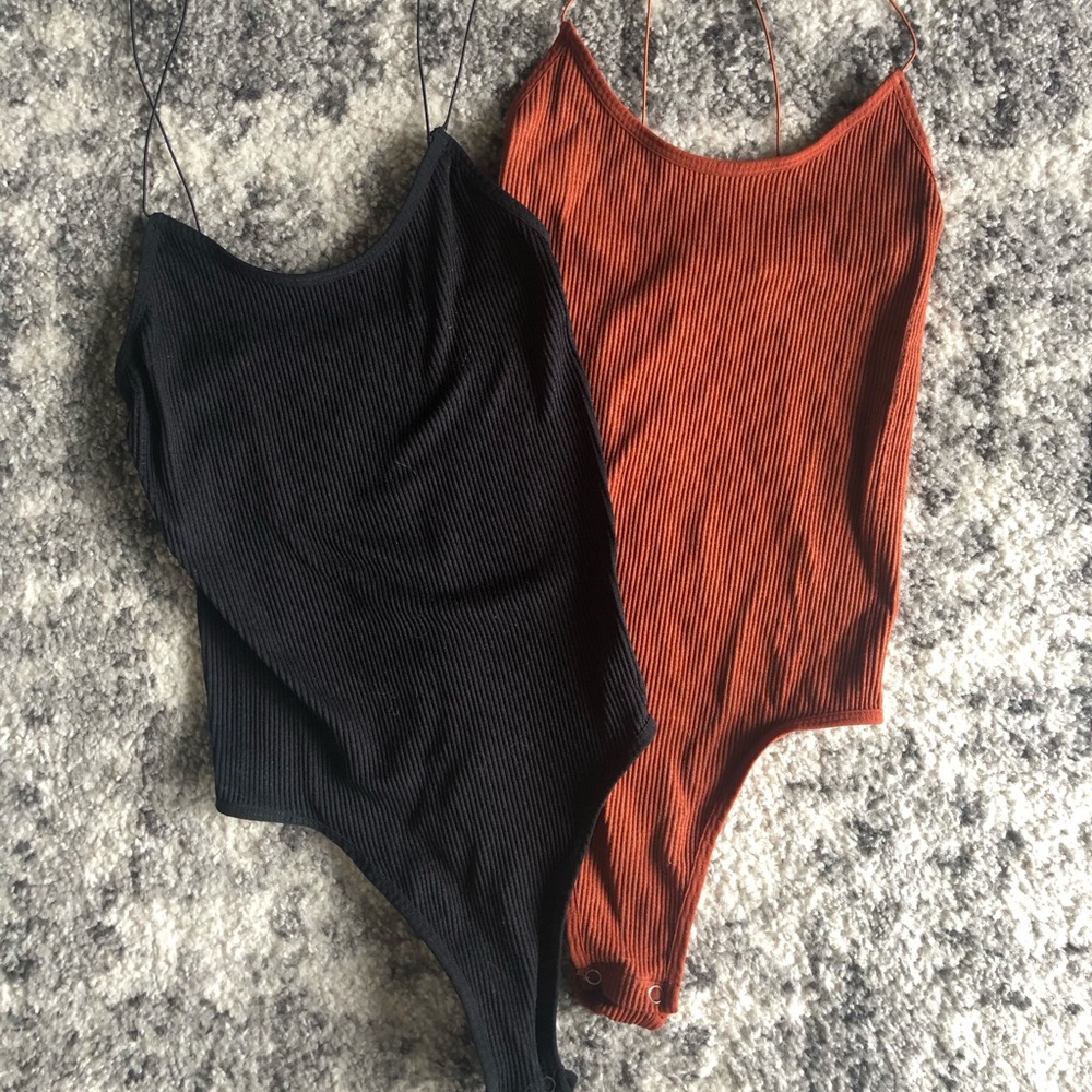 Ribbed Bodysuits